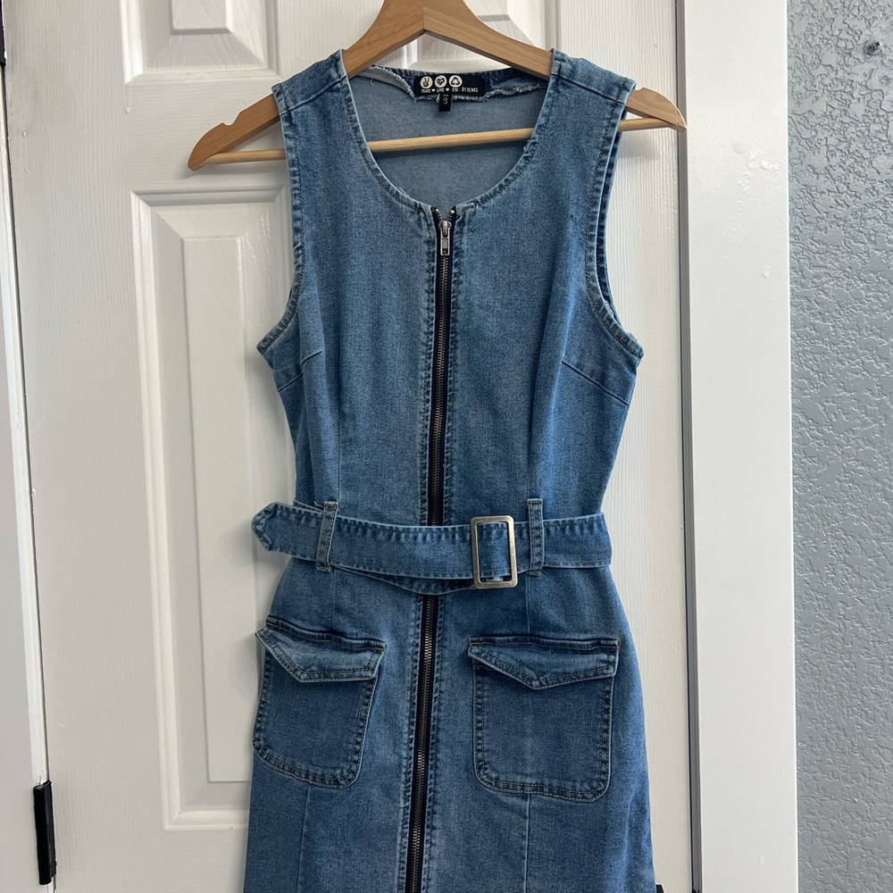 Rewash Woman’s Blue Denim Dress